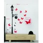 Naklejki ścienne Motyle z karteczkami samoprzylepnymi 50x120 cm MIN 2